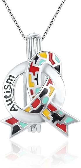 Autism cage pendant