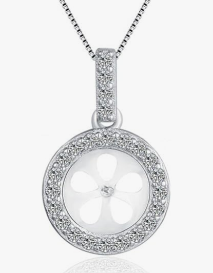 Round CZ Pendant