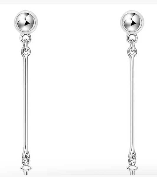 Sterling Silver Bar Earrings