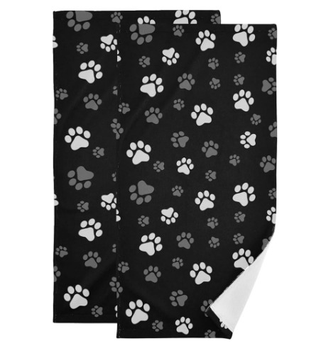 Paw Print Towels