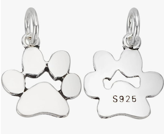 Paw Print Charm 925