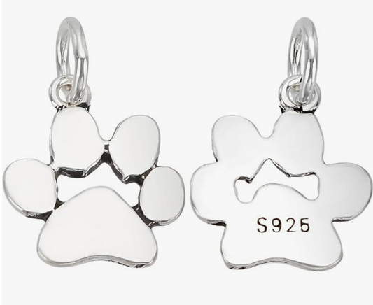 Paw Print Charm 925