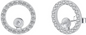 Silver CZ Stud Earrings
