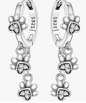 Paw Print Dangle Earrings