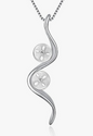Silver Bar Pearl Cage Pendant with Two Round Oyster Opening