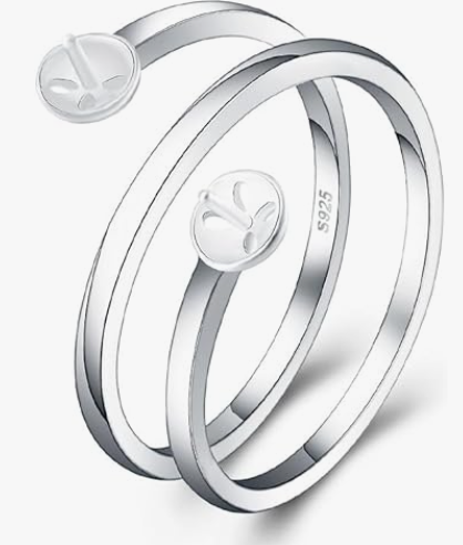 925 Sterling Silver Adjustable Pearl Ring Mounting