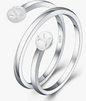 925 Sterling Silver Adjustable Pearl Ring Mounting