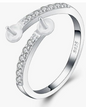 Double CZ Twist Ring
