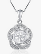 Sterling Silver Flower Pendant Mount