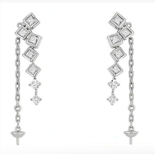 Cascade CZ Earrings