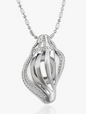Silver-Plated Copper Pearl Cage Pendant