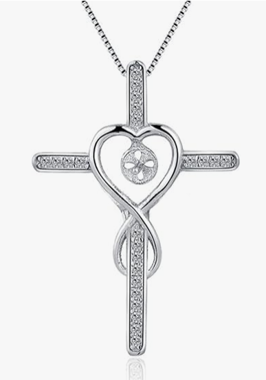 Cross Heart Necklace