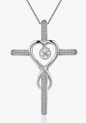 Cross Heart Necklace