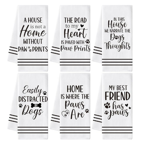 Paw Print Dish Towel