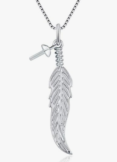 Feather Bail Necklace