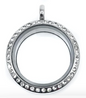 Round CZ Locket