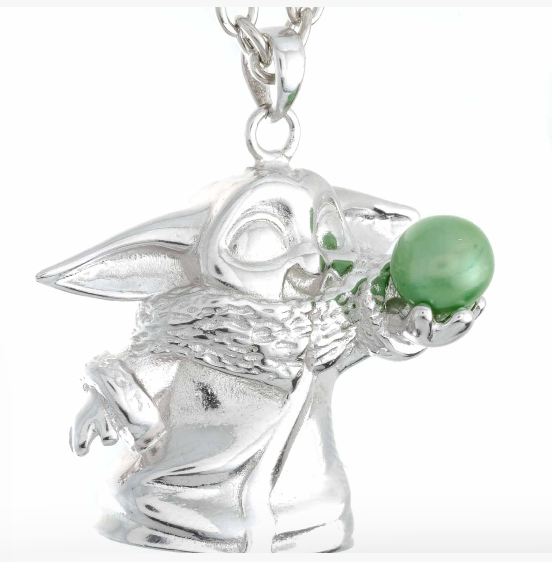 Baby Yoda Sterling Silver Oyster Opening