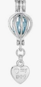 I Love My Dog Charm Cage