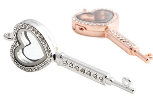 Key Locket Pendant for Mini Pearls