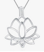 925 Sterling Silver Lotus Edison Cage Pendant