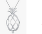 925 Sterling Silver Pineapple Edison Cage Pendant
