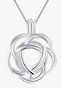 925 Sterling Silver Rose Edison Cage Pendant