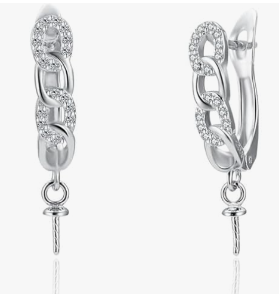 Dangling Pearl Earring Mounting