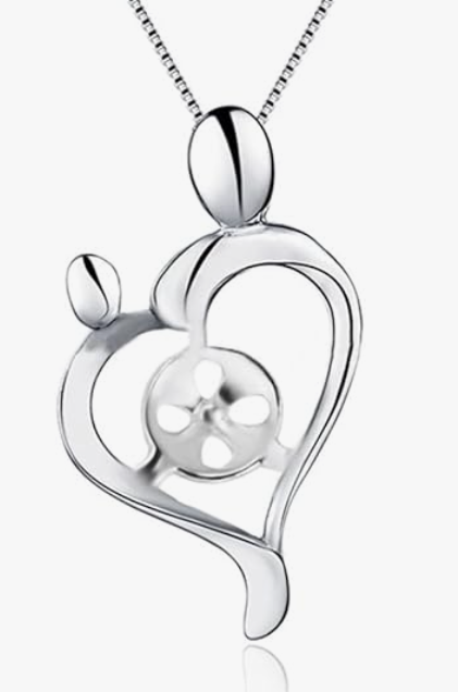 Mom & Child Heart Pendant