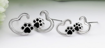 Paw Print Hearts
