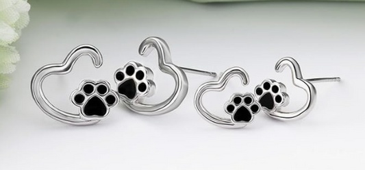 Paw Print Hearts
