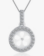 Round CZ Pendant