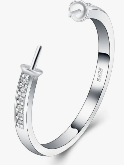 Silver CZ Simple Double