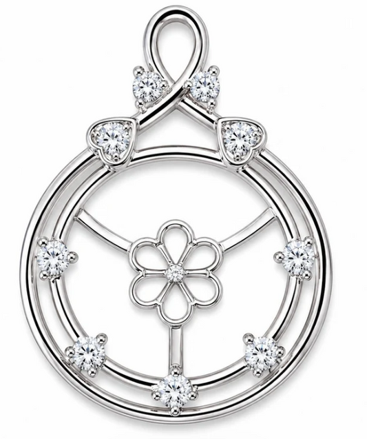 Silver Heart Halo