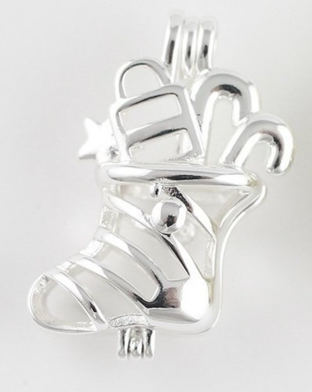 Silver Christmas Stocking