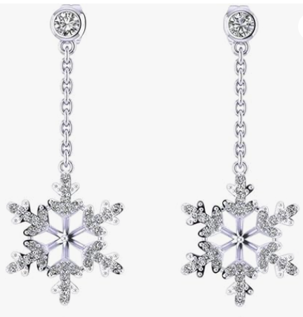 Snowflake earrings