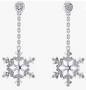 Snowflake earrings