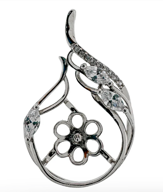 Sparkling Teardrop Necklace